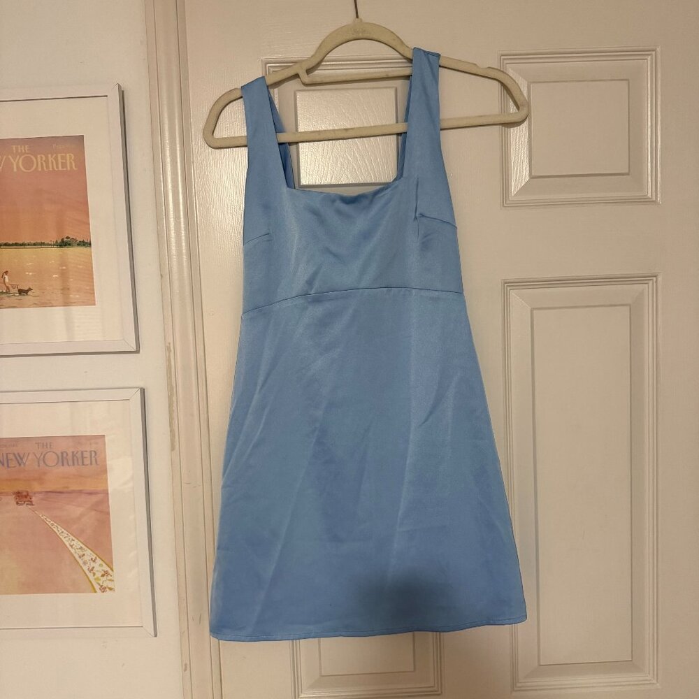 Lulu's Blue Mini Dress
